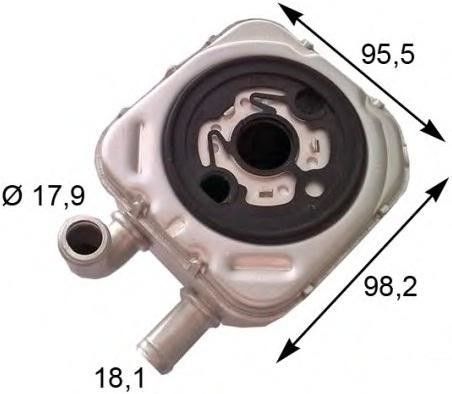 059117021B Pièces moteur refroidisseur d'huile