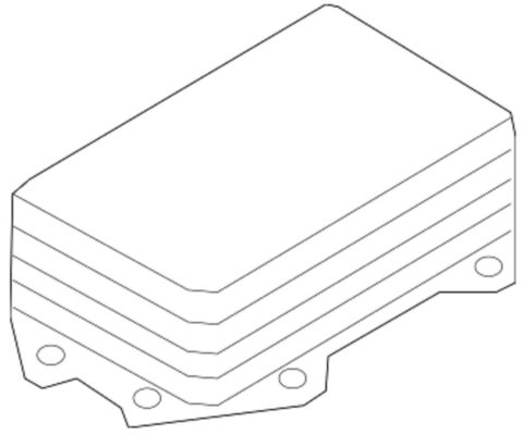9A711701530 Pièces moteur refroidisseur d'huile pour