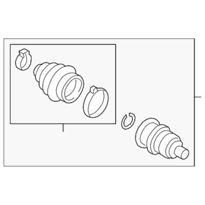 3QF498099B Pièces de transmission et joints CV
