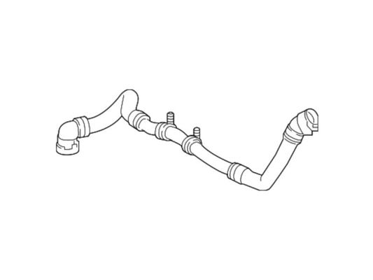 2575012800 Pièces moteur tuyau d'eau de refroidissement