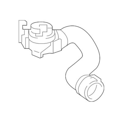 2385011200 Réservoir de liquide de refroidissement tuyau de débordement flexible pour le radiateur de refroidissement du moteur