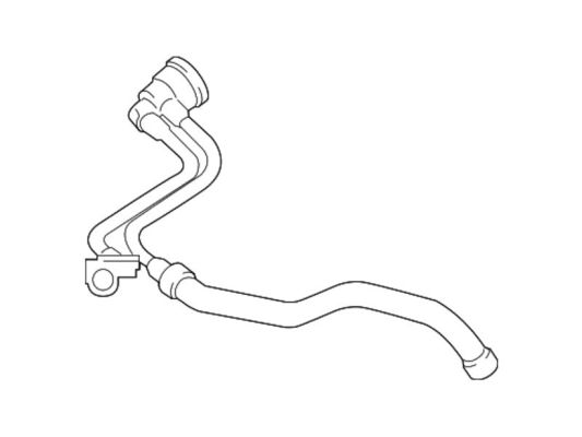 2575010100 Pièces moteur pour tuyaux d'eau de refroidissement