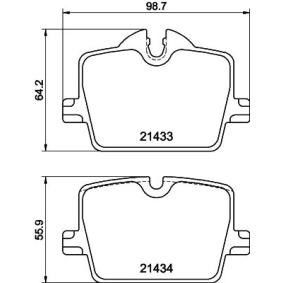 BMW 34206888832 Parties de châssis ensemble de plaquettes de frein