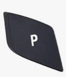 BMW 61316817624 B Pièces du châssis Bouton de stationnement